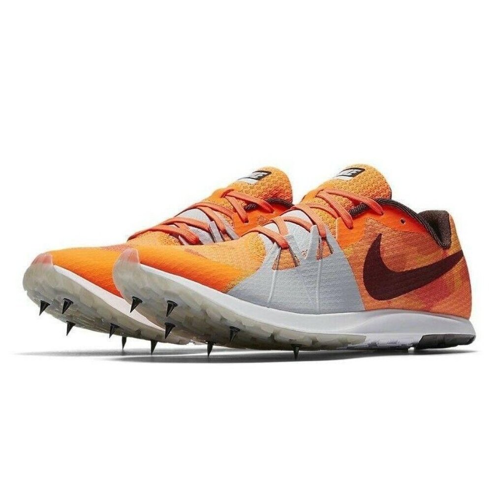 Nike Men's Zoom Rival XC Cross Country Track Shoes Spikes Cleats Orange Size 12